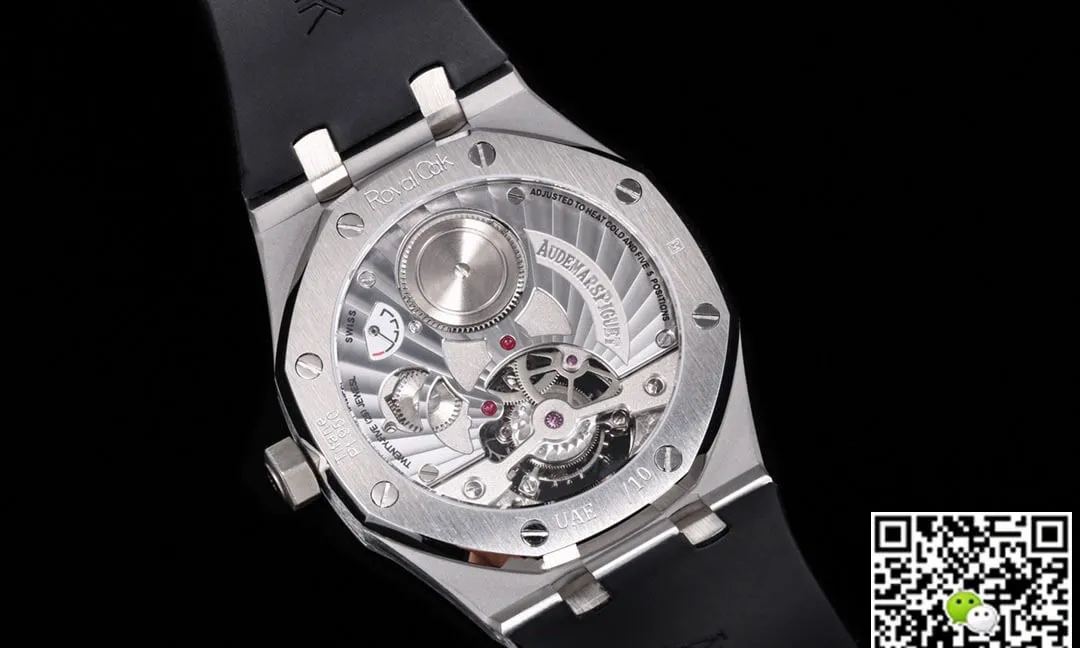 Audemars Piguet Royal Oak Tourbillon 26530PT.OO.1220PT.01 R8 Factory 1:1 Best Edition Replica Watch Black Strap